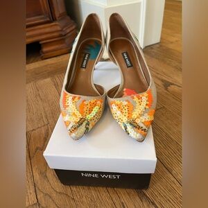 RARE Nine West 2.5” d’Orsay heels Size 7